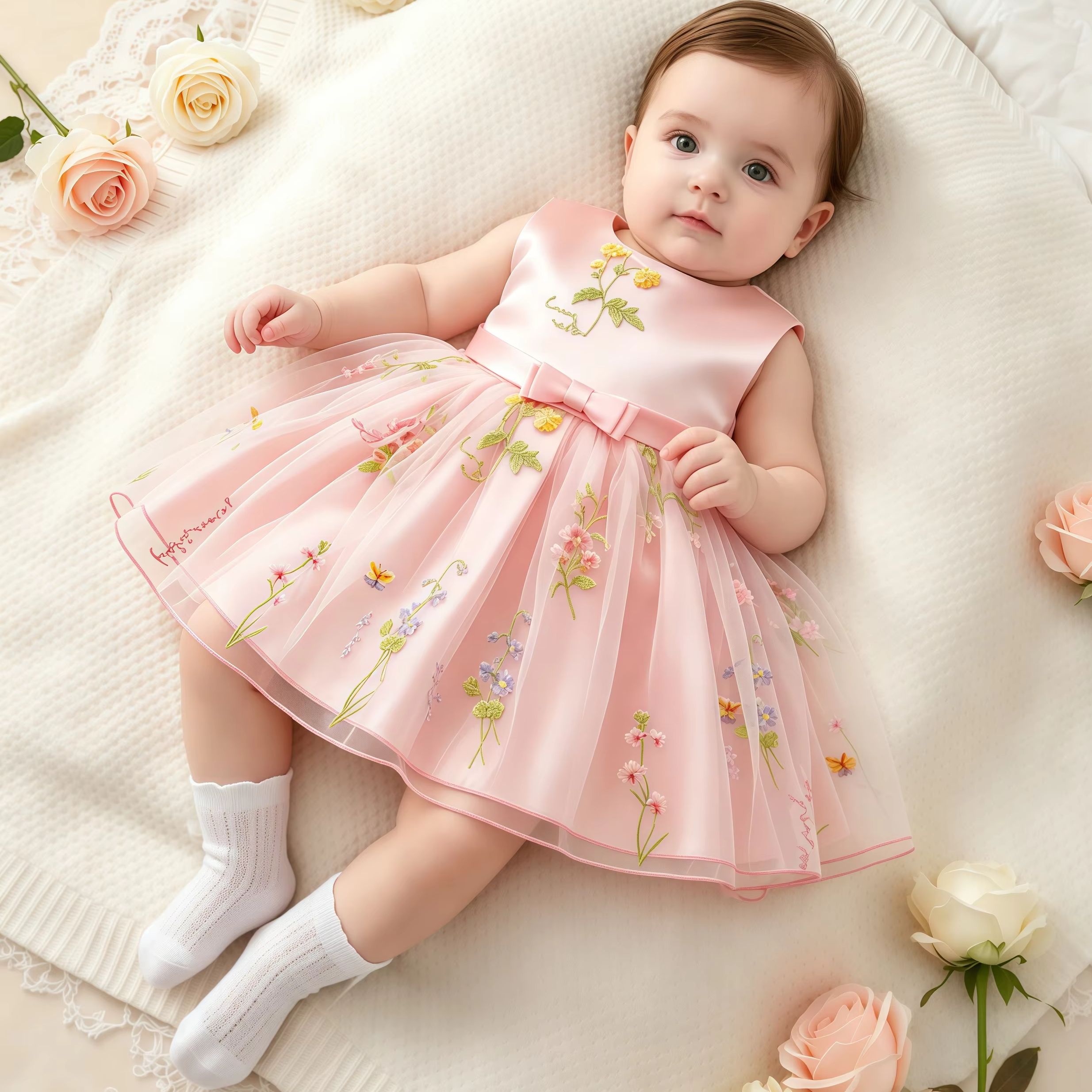 Baby Girls Party Dresses Embro - Baby Clothing Dresser ulasan dan harga