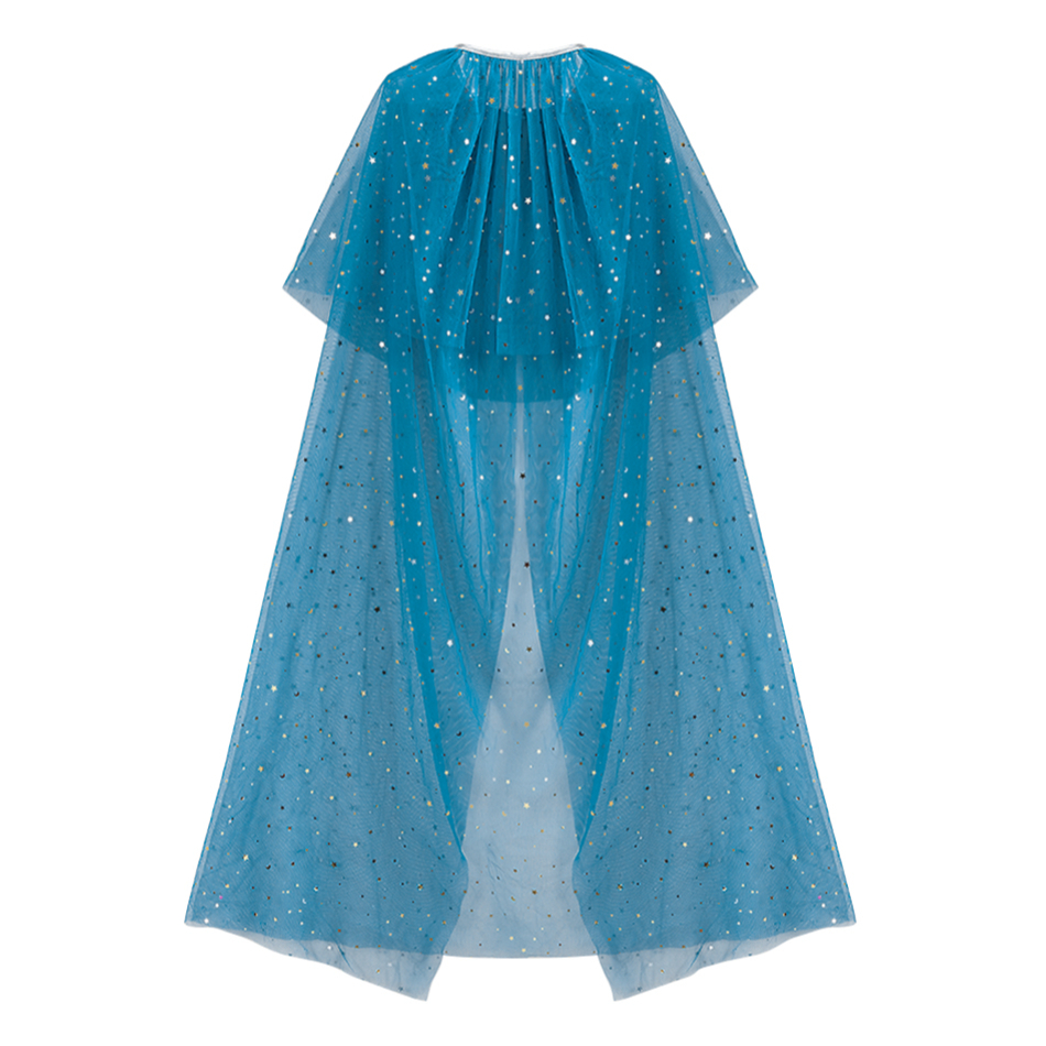 Girls Shiny Blue Princess Cloa - Baby Clothing Sizes ulasan dan harga