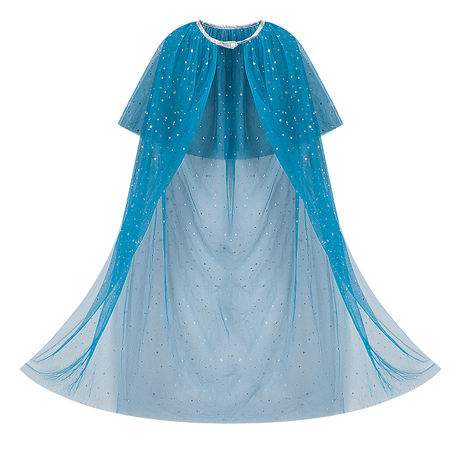Girls Shiny Blue Princess Cloa - Baby Clothing Sizes ulasan dan harga