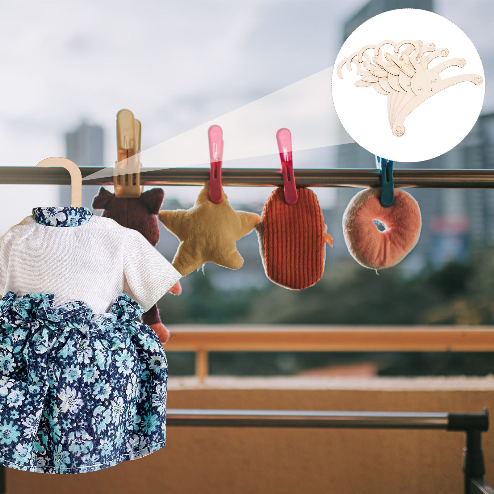 5 Pcs Creative Rabbit Shaped W - Baby Clothing Designer ulasan dan harga
