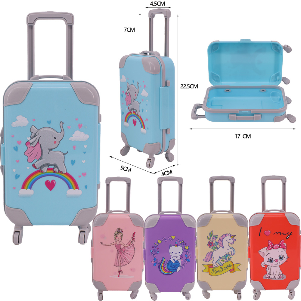 Doll Accessories Suitcase Cart - Baby Clothing Organizer ulasan dan harga
