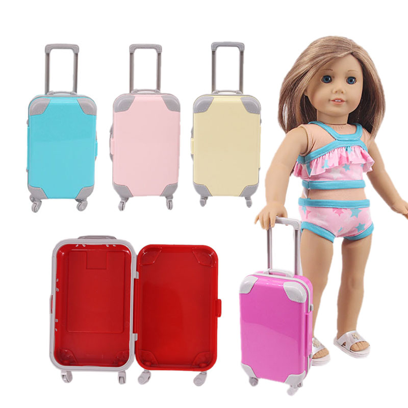 Doll Accessories Suitcase Cart - Baby Clothing Organizer ulasan dan harga