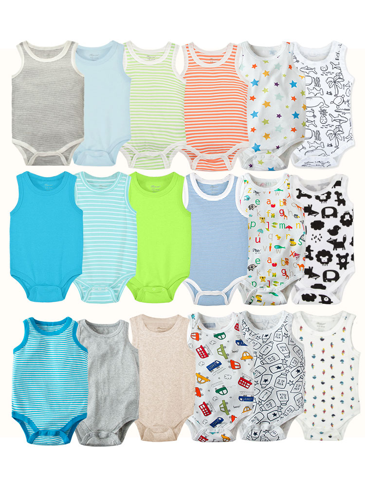5pcs Random Newborn Clothing C - Bamboo Bodysuit Baby ulasan dan harga
