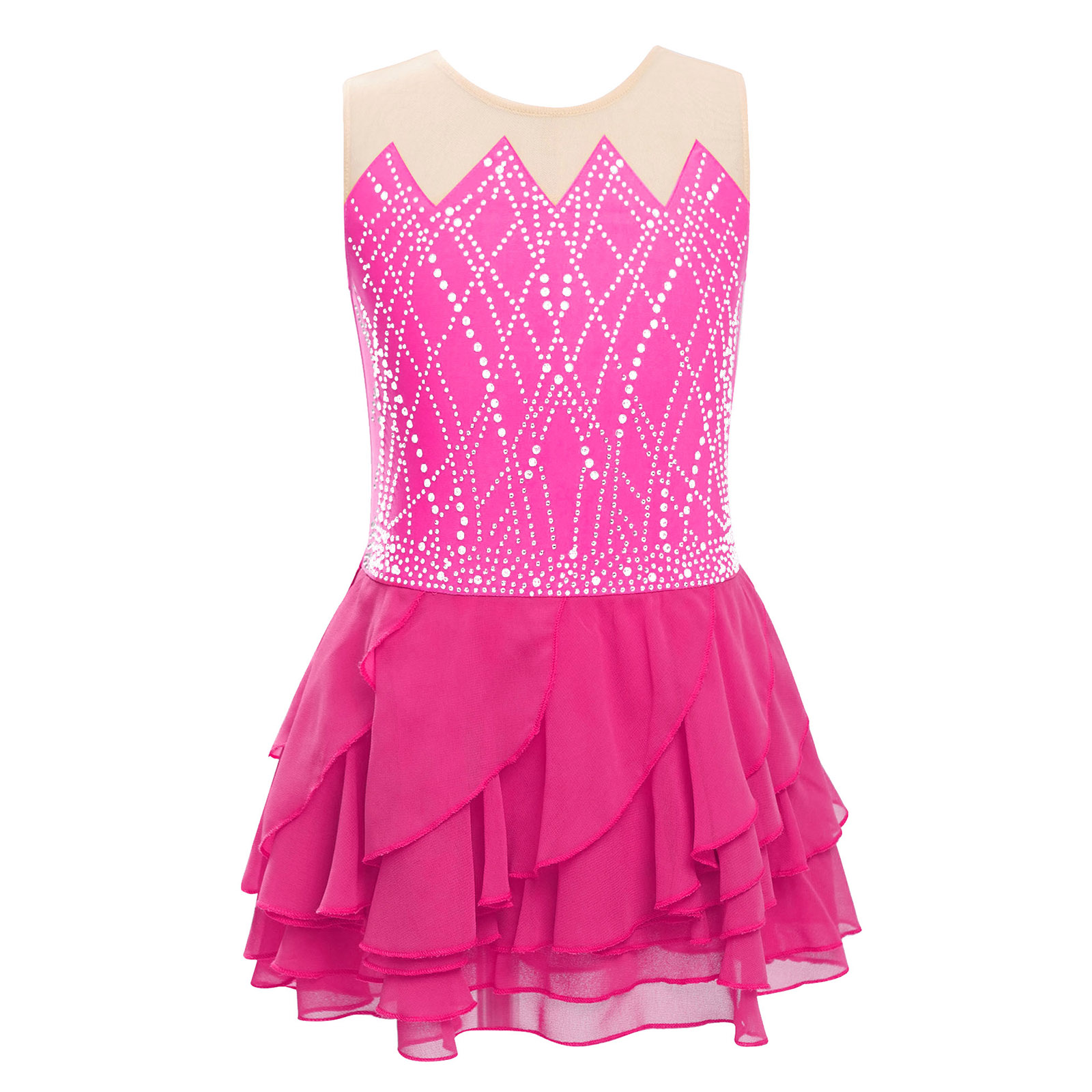 Girls Mesh Figure Skating Dres - Baby Clothing Sizes ulasan dan harga