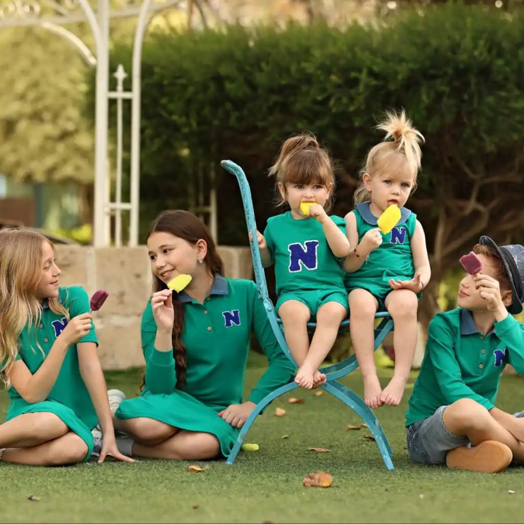 2026 Mali's SS Green Polo Coll - Baby Clothing In Summer ulasan dan harga