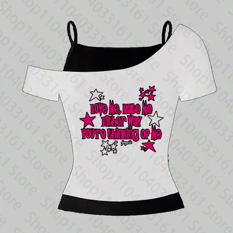 Aesthetic Clothing T-shirt Bab - Baby Y2K Clothing ulasan dan harga
