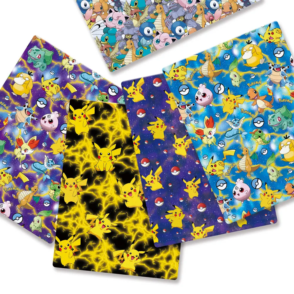 Pokemon Cartoon Fabric140*50cm - Baby Clothing Quilt ulasan dan harga