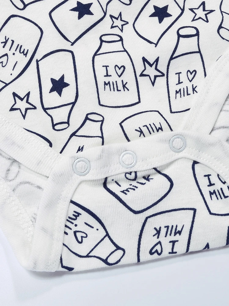 3pcs Random Baby Summer Triang - Bamboo Bodysuit Baby ulasan dan harga