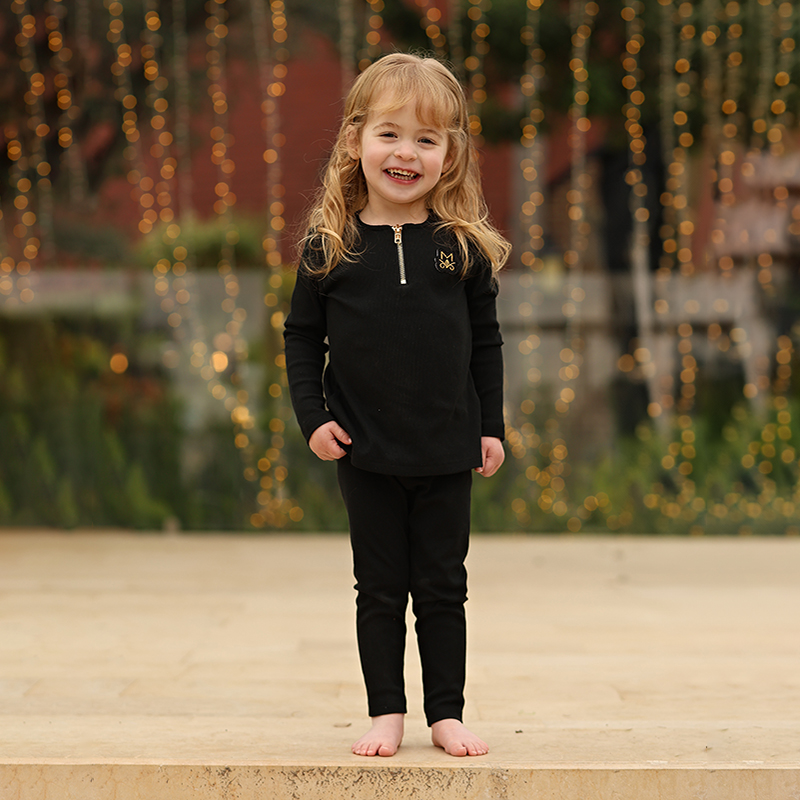 Summer black ribbed family mat - Baby Clothing In Summer ulasan dan harga