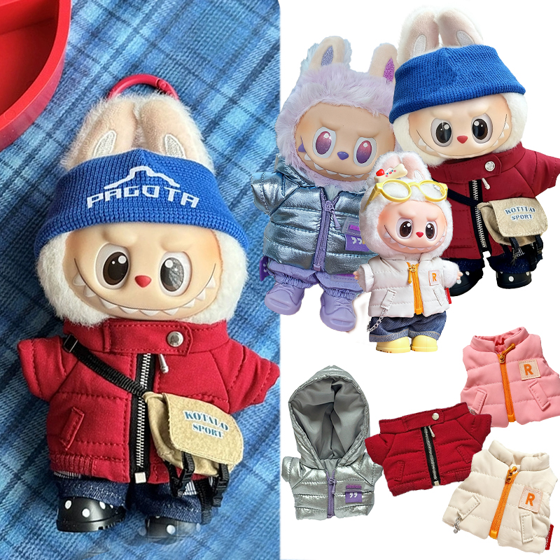 For 15 17cm Labubu Doll Winter - Baby Clothing Items ulasan dan harga