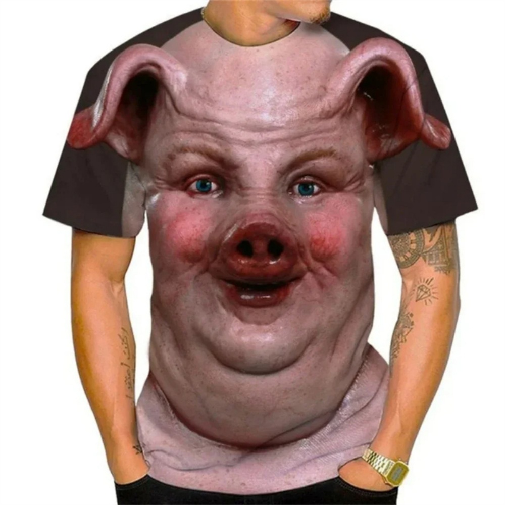 Summer Men T-shirt Summer 3D P - Baby Y2K Clothing ulasan dan harga