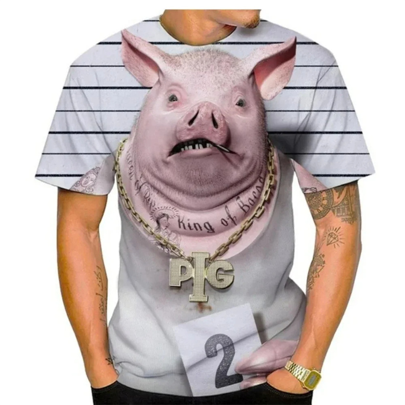 Summer Men T-shirt Summer 3D P - Baby Y2K Clothing ulasan dan harga