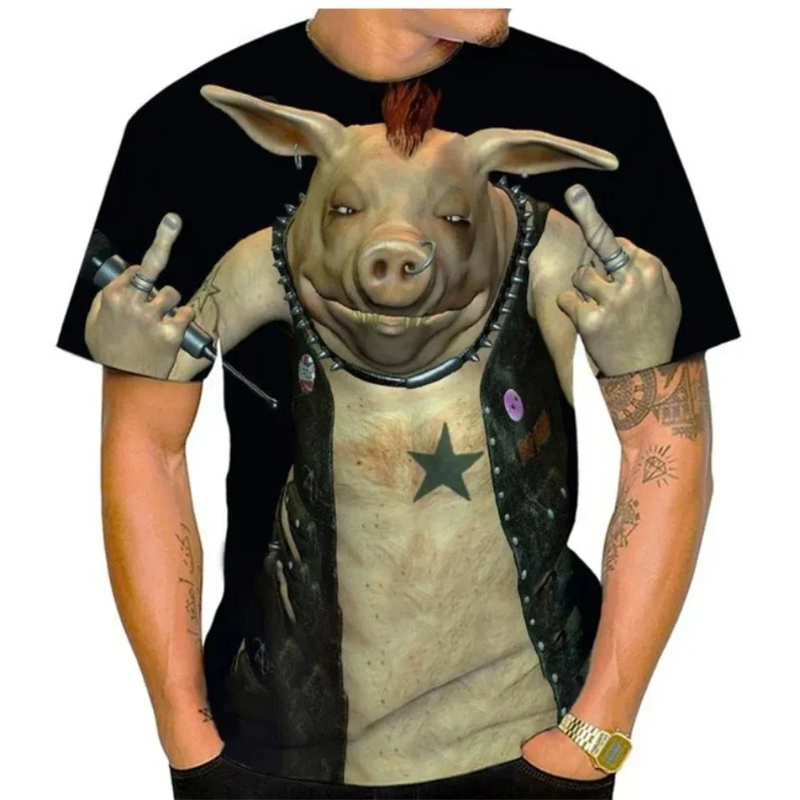Summer Men T-shirt Summer 3D P - Baby Y2K Clothing ulasan dan harga