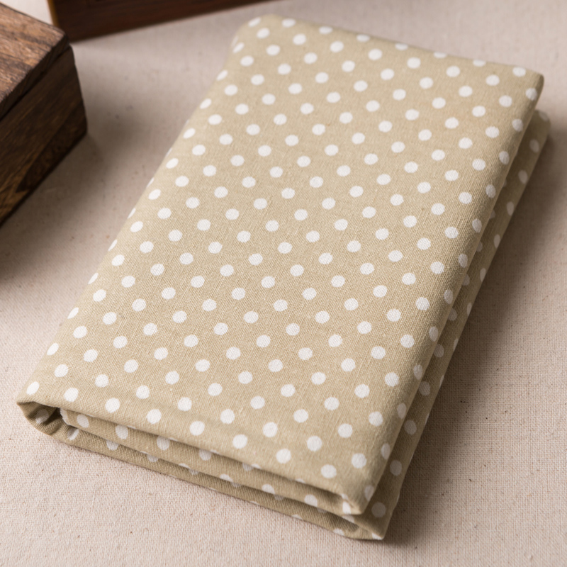 Plaid Linen Cotton Fabric DIY  - Baby Clothing Quilt ulasan dan harga