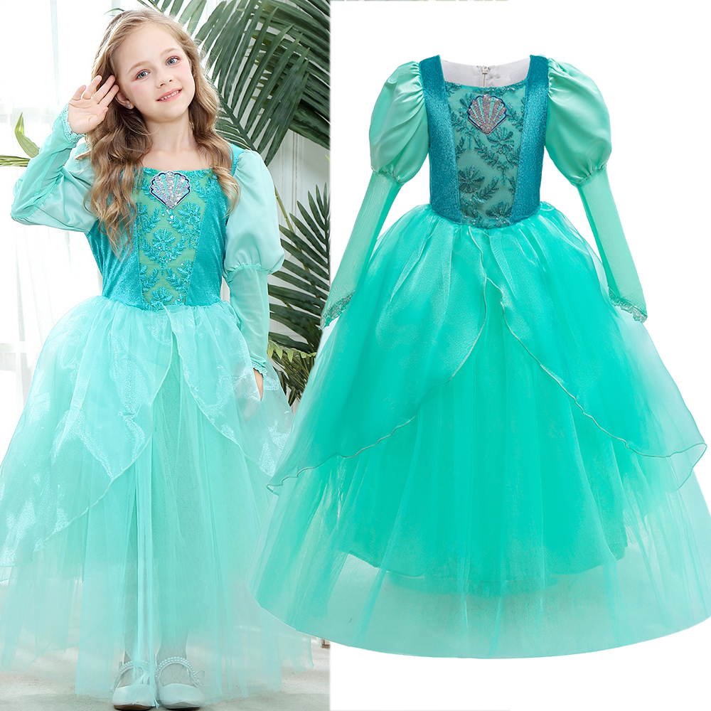 Elegant Lace Girls Dress Cospl - Baby Clothing Sizes ulasan dan harga