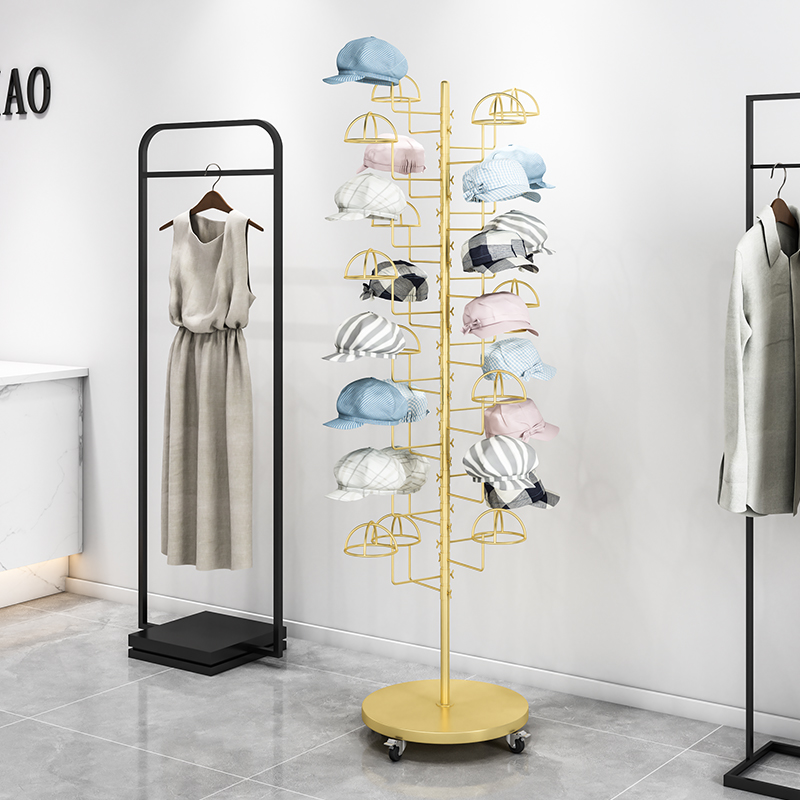 Hat display stand Floor-to-cei - Baby Clothing Display ulasan dan harga