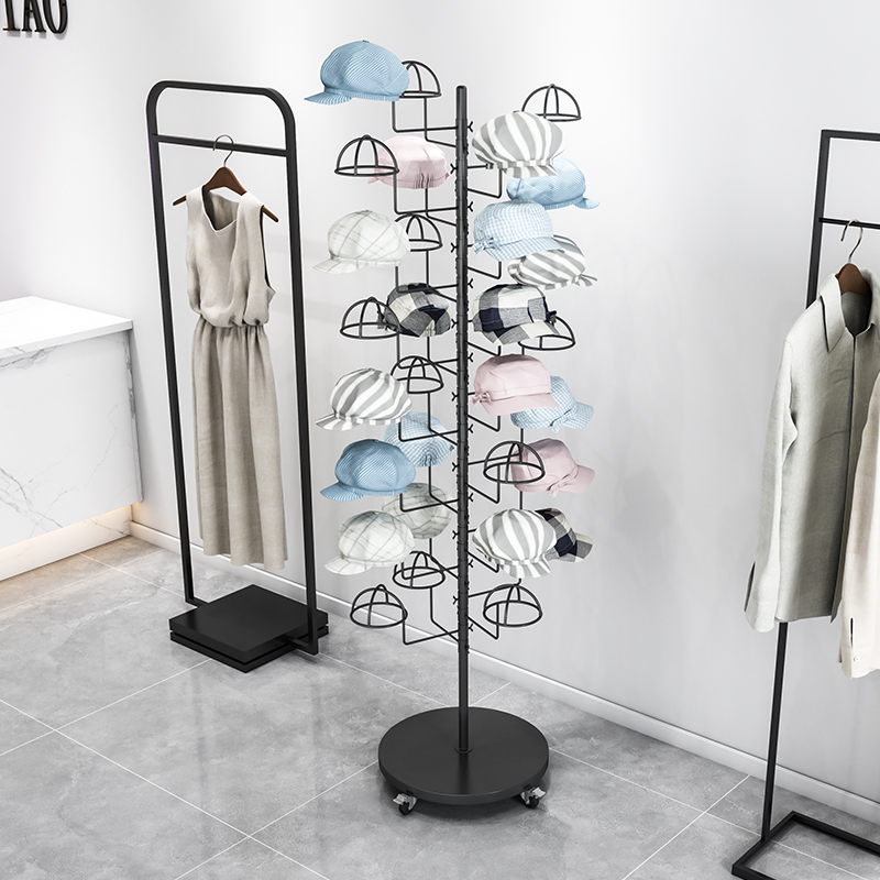 Hat display stand Floor-to-cei - Baby Clothing Display ulasan dan harga